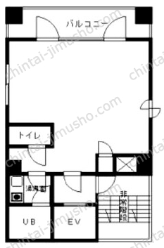 親和第3ビル7階の間取図