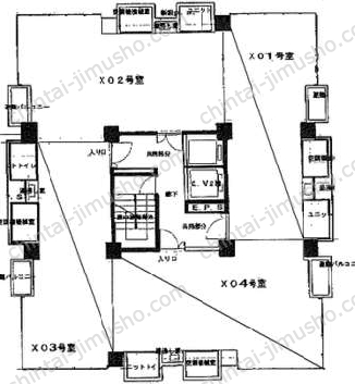 コイトビルの間取図