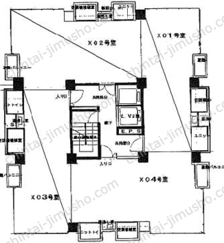 コイトビルの間取図