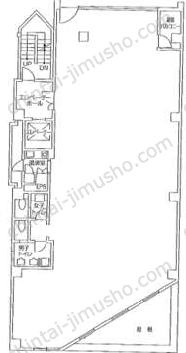 唐木ビル5階の間取図