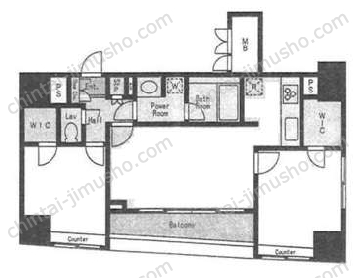 VORT銀座residenceの間取図