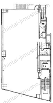 テイケン東京ビル2Fの間取図