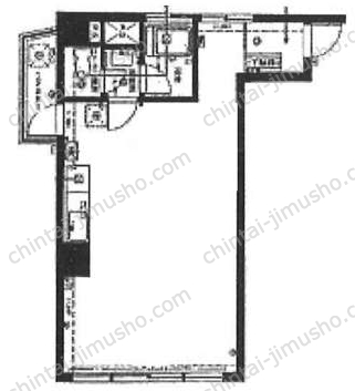 トーア新富マンション2階の間取図