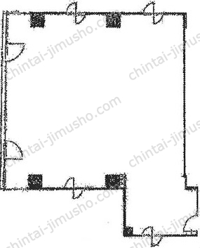 GINZA ONE BUILDING3階の間取図