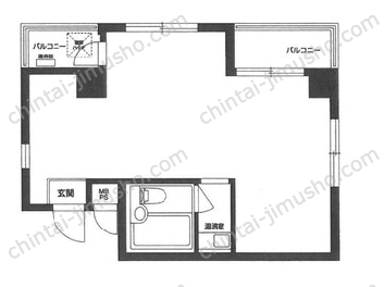 ライオンズマンション東銀座10階の間取図