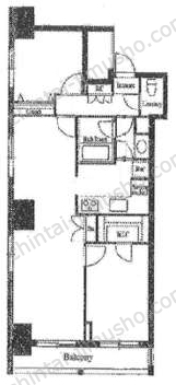 VORT銀座residenceの間取図