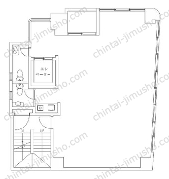 I.S.Iビル6階の間取図