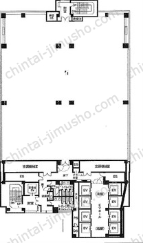 中目黒GTタワー2階の間取図