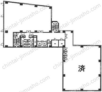ラウンドクロス一番町の間取図