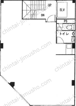 斉藤ビル3階の間取図