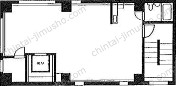 代々木モダンビル8階の間取図