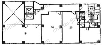 東京銀座ビルディングの間取図