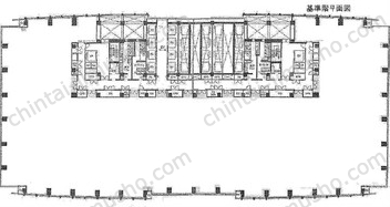 汐留ビルディング8Fの間取図