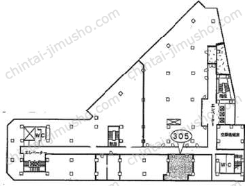 新橋駅前ビル1号館／THE POINT 新橋の間取図