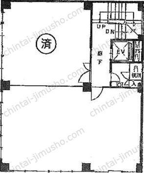 中村ビル3階の間取図