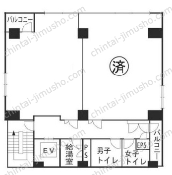 第2AKビル4Fの間取図