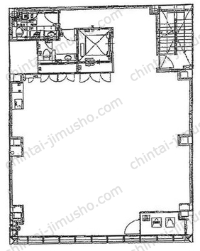 GM-Gビル8階の間取図