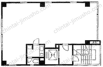 長嶋ビル5階の間取図