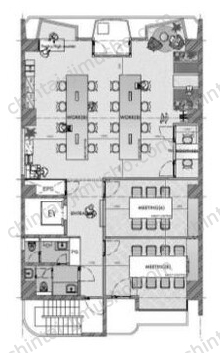 パシフィックスクエア九段南の間取図