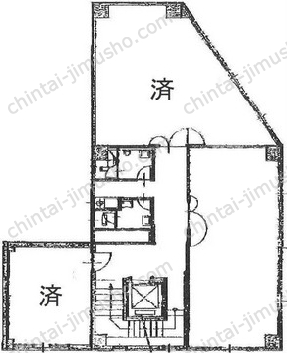 鈴野ビルの間取図