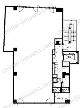 皆川ビル5Fの間取図