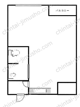 鯉江ビル6階の間取図