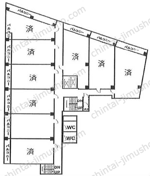 新陽ビルの間取図