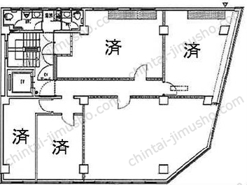 井門銀座一丁目ビルの間取図