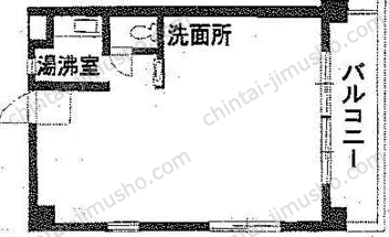 御成門コープの間取図
