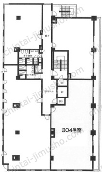 VORT西新宿／西新宿ライズオフィス2ndの間取図