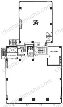 鈴中ビル大森6階の間取図