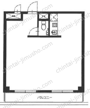 第5スカイビルの間取図