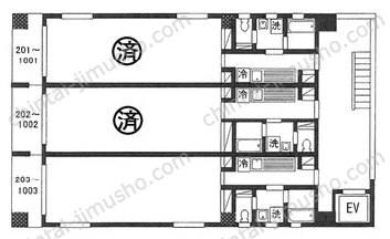 月村マンションNo.28の間取図