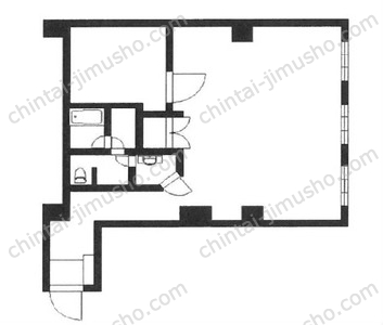 西山興業赤坂ビル6階の間取図