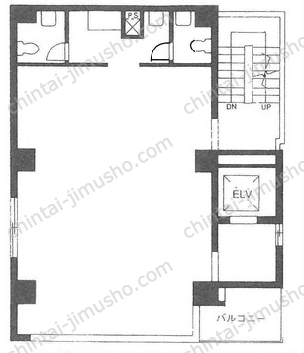 ル・グラシエルBLDG.607階の間取図