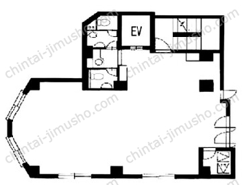 三田レオマビル7Fの間取図