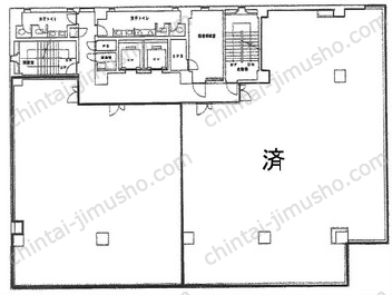 住友生命亀戸駅前ビル3階の間取図