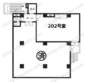 吉川ビル2Fの間取図