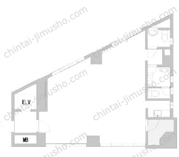プラネットビル6階の間取図