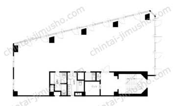 OSHIMA BLDG.7階の間取図