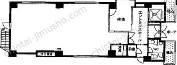 蔵前ミハマビル1階の間取図