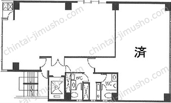 協新ビルヂングの間取図