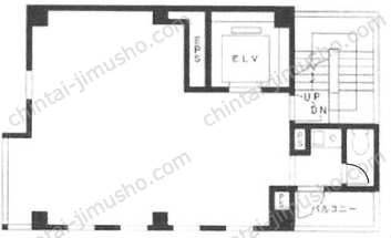 高輪OSビル7階の間取図