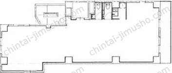 EARTH SHIBA BLD2階の間取図