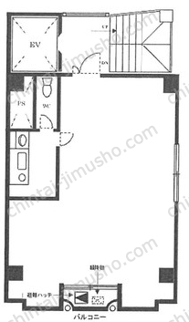 ベルスクエア本郷6階の間取図