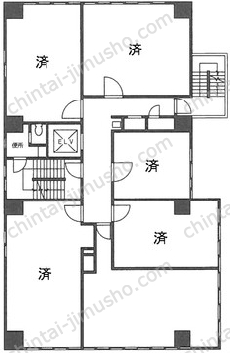 ファイブビル八丁堀の間取図
