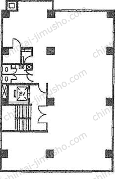 天翔オフィス新橋赤レンガ通りANNEX6階の間取図