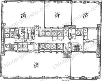 紀尾井町ビルの間取図