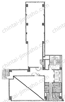 千代田ビル10階の間取図