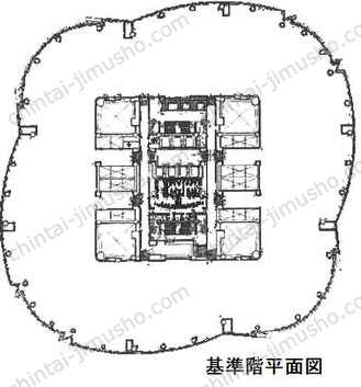六本木ヒルズ森タワー27Fの間取図